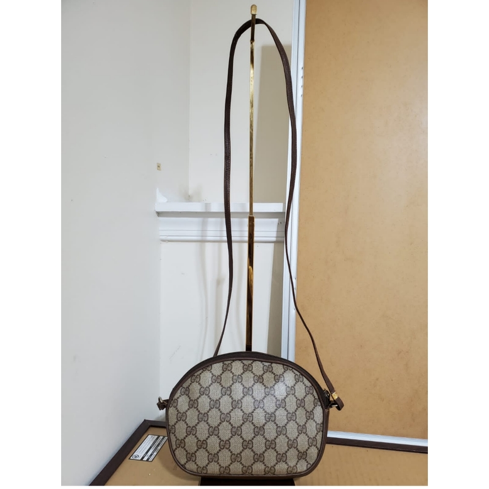 Gucci Vintage Supreme PVC Monogram Crossbody Bag - Picture 3 of 14